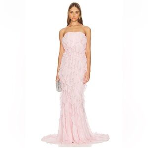 Lovers and Friends Davina Gown in Baby Pink